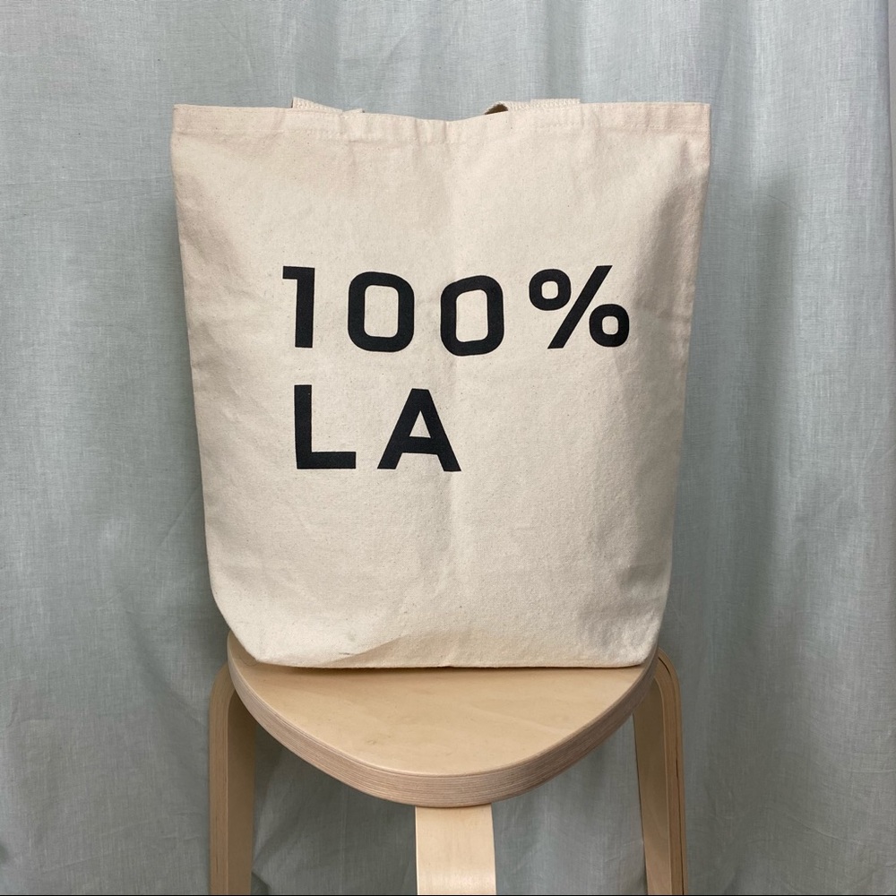 (A-08) Everlane 100% LA City Canvas Tote